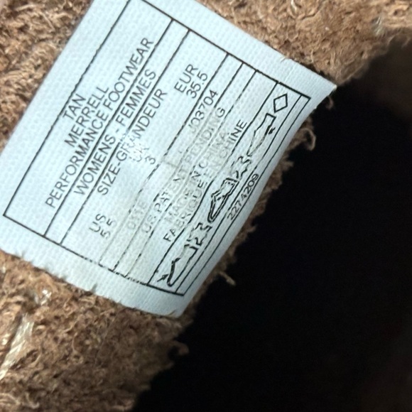 Merrell Around Town Slip On Air Loafer - tan, size 5.5 - Picture 3 of 7